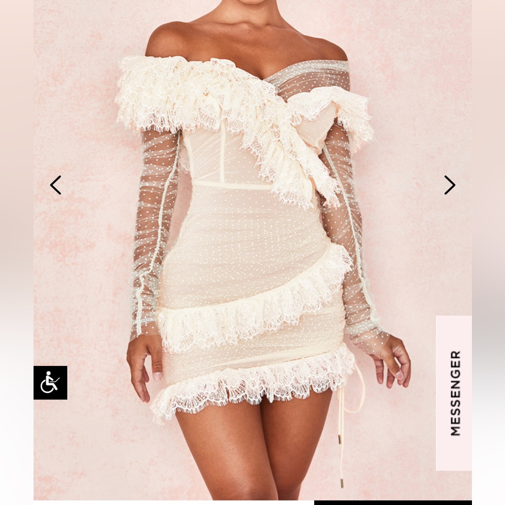 Elegant Lace Mini Dress